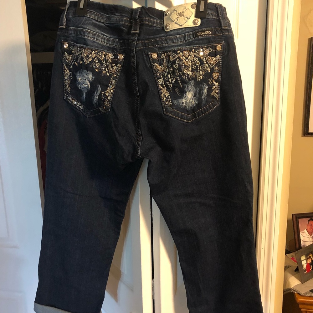 Miss me cropped jeans